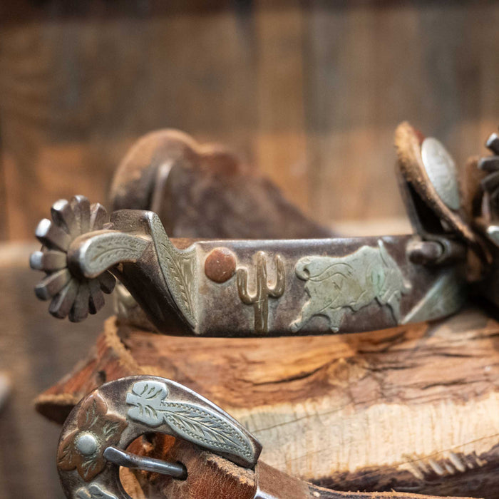 Ron Tollison's Mounted Spurs & Hardware Buckles Straps 1465