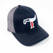 Teskey's 3D TX Flag T Logo Cap - Navy/Charcoal TESKEY'S GEAR - Baseball Caps Teskey's