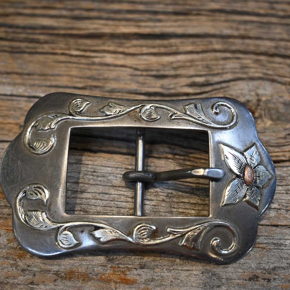 L Spraberry - Silver Mounted Buckle _CA1167 ACCESSORIES - Additional Accessories - Buckles Luke Spraberry