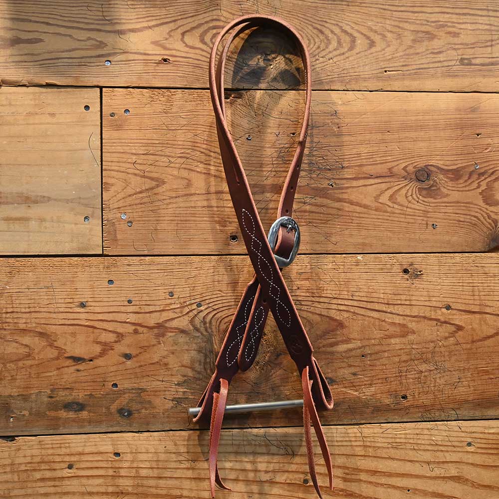 Handmade by ROSS BULLINGER Split ear with a Gunslinger Stitch AAHT046 Tack - Headstalls Ross Bullinger