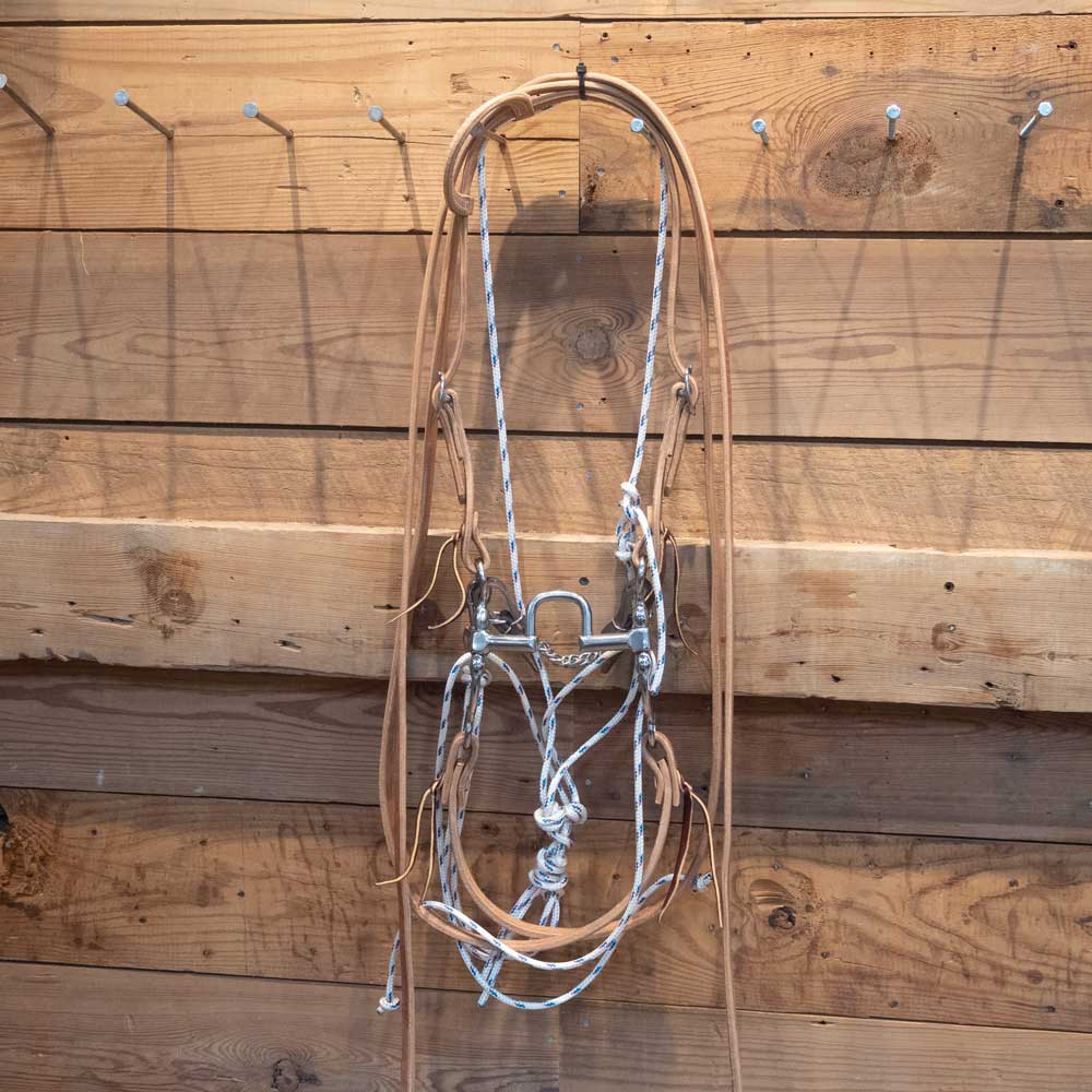 Cow Horse Supply Bridle Rig with German String Martingale CHS134 Teskeys