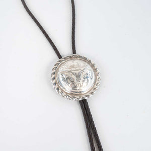 Vintage Sterling Bolo Tie _CA396  MISC   