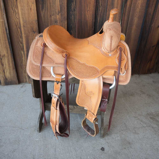 15.5" TESKEY'S PRO CUTTER RANCH CUTTER SADDLE Saddles - New Teskey's Saddlery