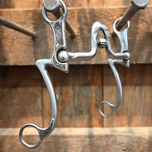 Kerry Kelley Silver Mounted "FANCY Bit Line" 7 - Le Francis with Roller Bit KK1145 Tack - Bits Kerry Kelley