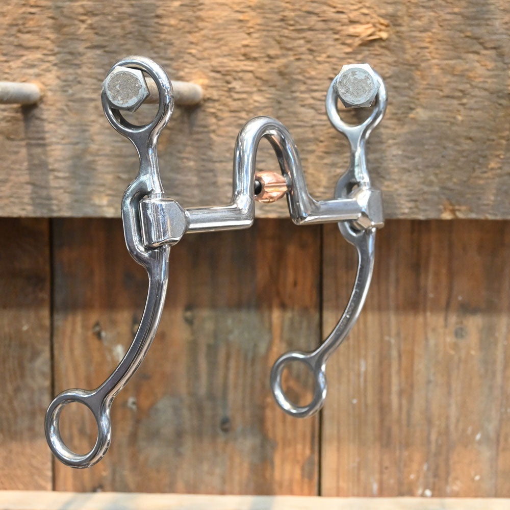 Cow Horse Supply Port with Roller Bit CHS270 Tack - Bits Cow Horse Supply