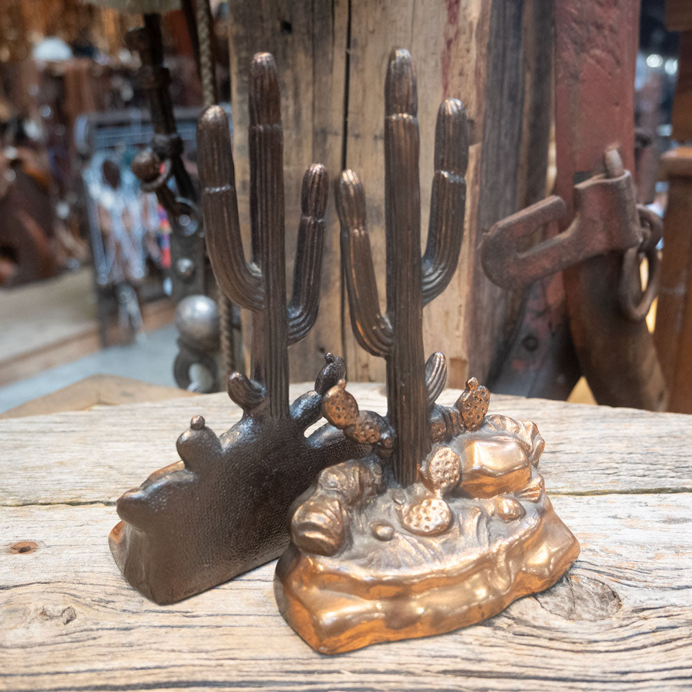 1940's Vintage Dodge Saguaro Cactus Bookends