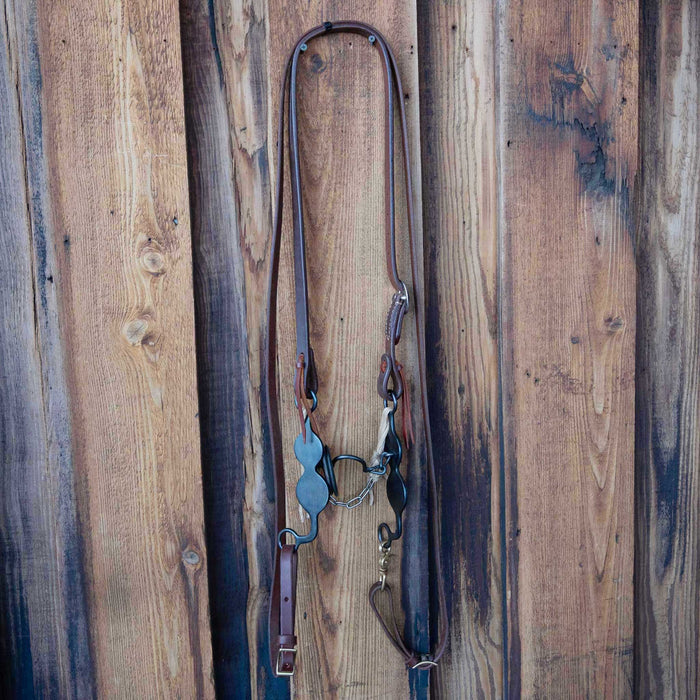 Ported Chain Bridle Rig w/New Leather Sale Barn MISC