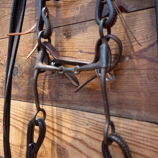 3 Piece Shanked Dogbone Bridle Rig Sale Barn MISC