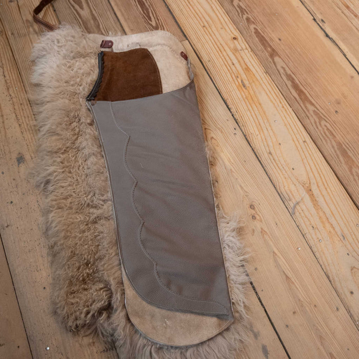 Champagne Angora Wooley Shotgun Chaps