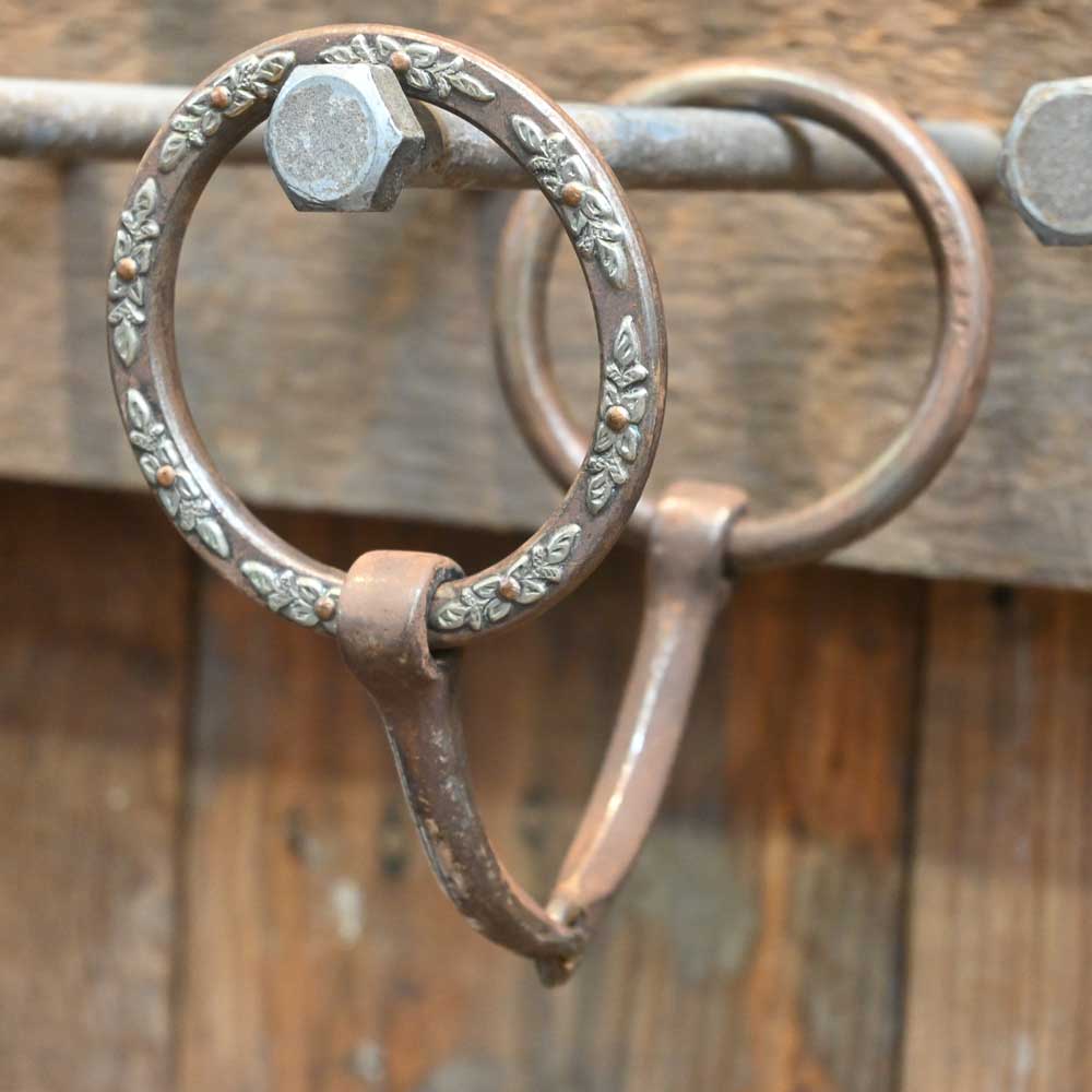 Lawson Snaffle with Silver Engraving Bit TI0735 Tack - Bits, Spurs & Curbs - Bits Lawson   