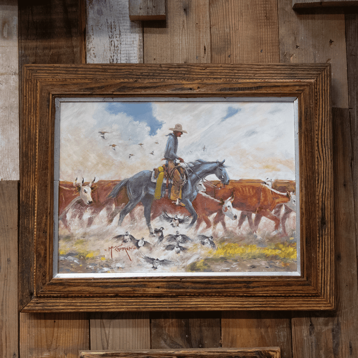 "Scattering the Quail" by Mike Capron