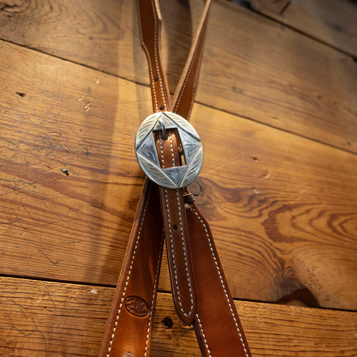 King Saddlery Split Ear Headstall w/ Teskey's Buckle