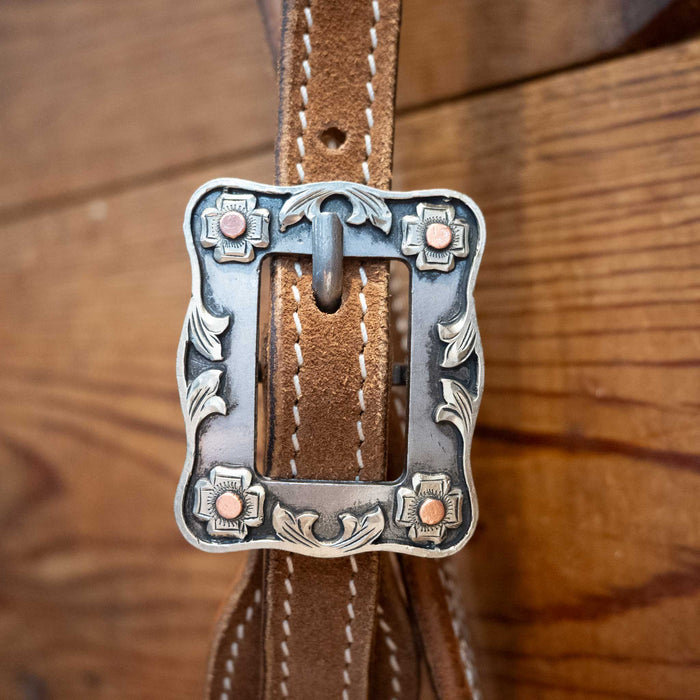 Brown 3/4" Split Ear Headstall