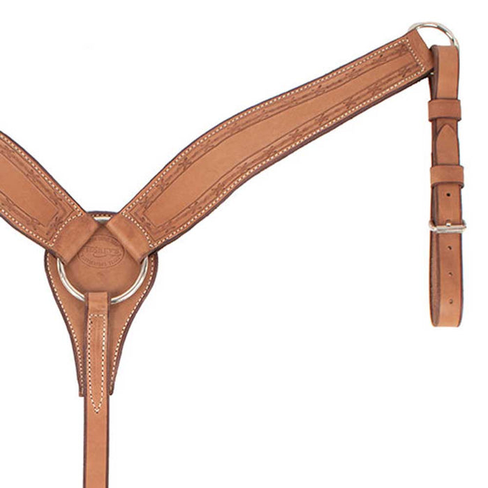 Teskey's 2 1/2" Barbwire Border Breast Collar Tack - Breast Collars Teskey's