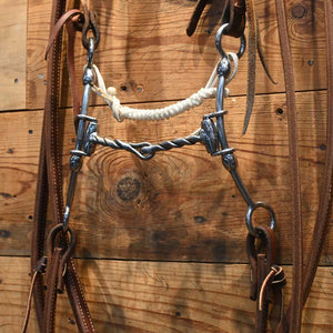 Bridle Rig - Cow Horse Supply Sliding DL Snaffle Gag - RIG457 Tack - Rigs Blessings   