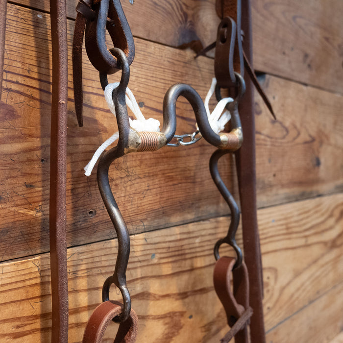 Port w/ Copper Wrapped Bars Bit Bridle Rig
