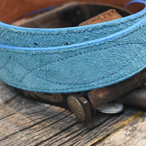 Western 30" Belt Handmade By Adam Lahey - Sky Blue Belt -  ALT001 MEN - Accessories - Belts & Suspenders Adam Lahey   