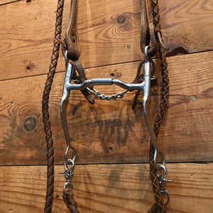 Bridle Rig - Myler Low Locked Port Bit - RIG617 Tack - Rigs Myler   