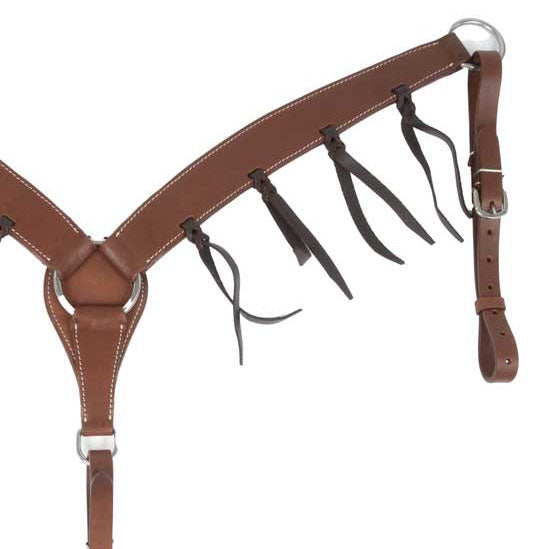 Teskey's 2" Breast Collar with Blood Knots Tack - Breast Collars Teskey's