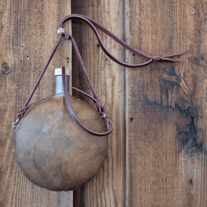 Bill Elliott Handmade Rawhide Canteen