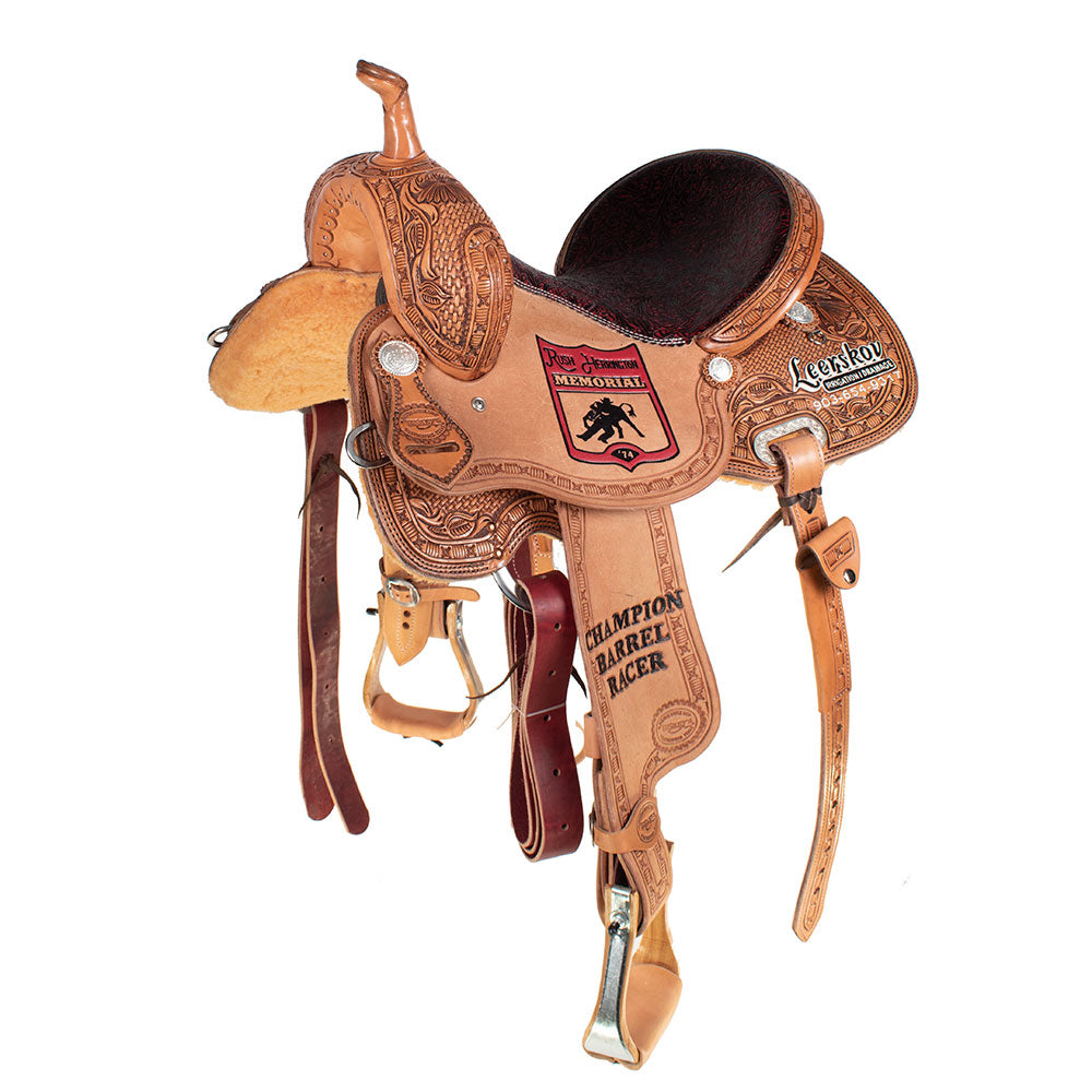 Teskey's Trophy Barrel Saddle #40 CUSTOMS & AWARDS - SADDLES TESKEY'S SADDLERY LLC   