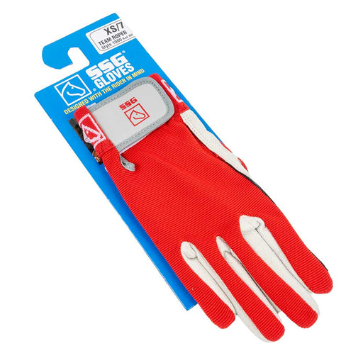 SSG Team Roper Glove Tack - Ropes & Roping SSG XS Red