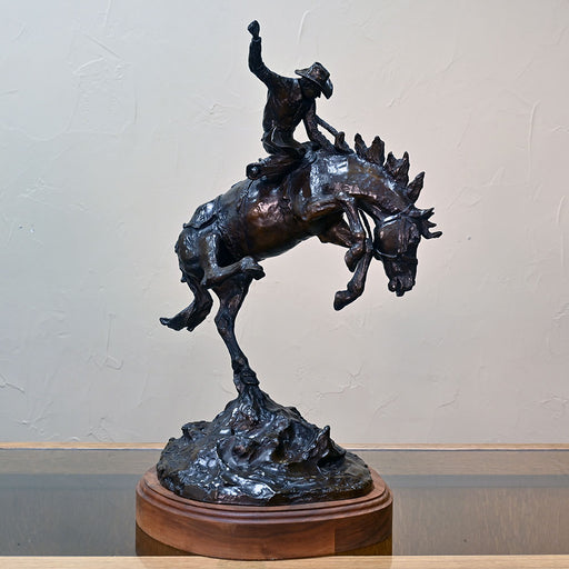 Bronze "To Ride a Bronc" By Bob Schriver Collectibles Bob Schriver