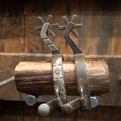 Jason Jarvis Silver Mounted Spurs Tack - Spurs Jason Jarvis