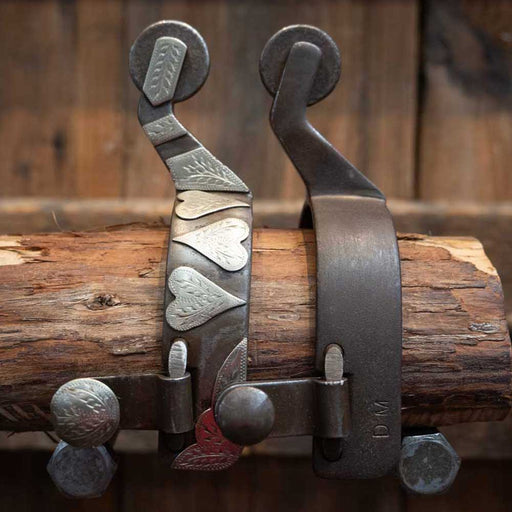 DM Silver Mounted Hears Spurs Tack - Spurs Kamphaus