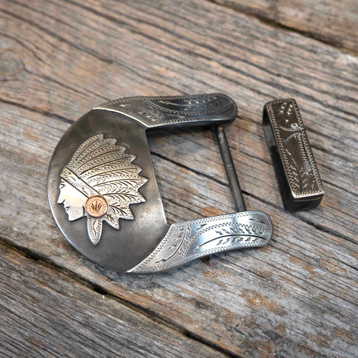Turtle Jones 2 Pc. Chief Buckle ACCESSORIES - Additional Accessories - Buckles Turtle Jones