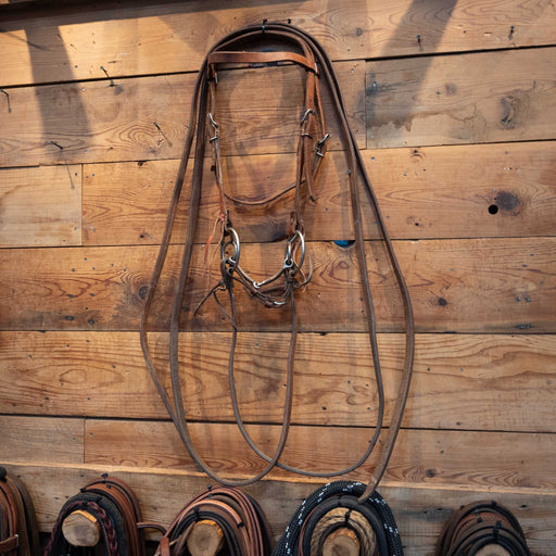 Locked O-Ring Snaffle Bridle Rig Tack - Rigs MISC