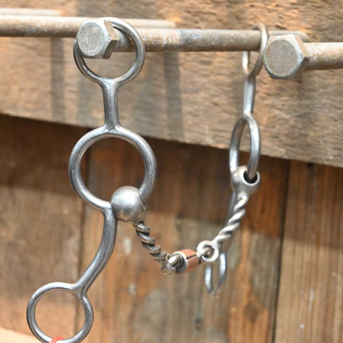 Flaharty Lil' Circle Gag Twisted Wire Dogbone Bit Tack - Bits Flaharty
