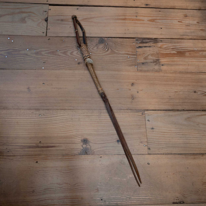 Vintage Braided 25" Rawhide Quirt