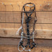 CHS Twisted Snaffle Gag Rig w/Martingale Tack - Training Cow Horse Supply