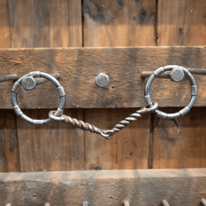 J. Elliott O-Ring Twisted Snaffle Bit