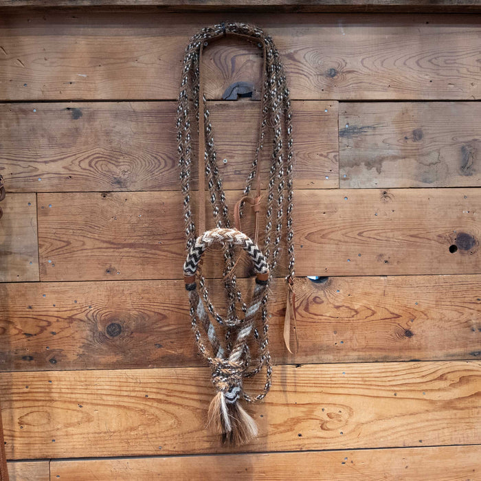 Handmade Rawhide Bosal with Leather Hanger