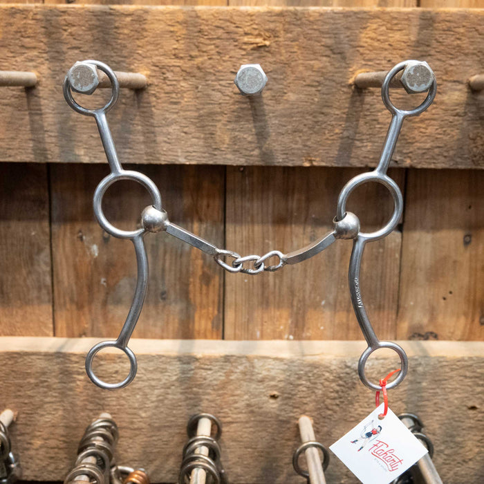 Flaharty Big Circle Gag Square Center Chain Bit