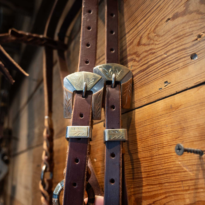 Joe Hipp Browband Headstall w/ Teskey's Hardware