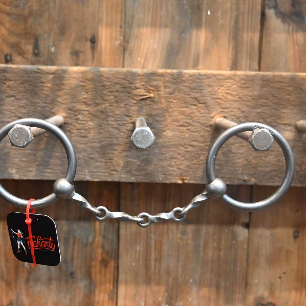 Flaharty - O-Ring - 4 Piece Square Slow Twist Snaffle FH554 Tack - Bits, Spurs & Curbs - Bits Flaharty   