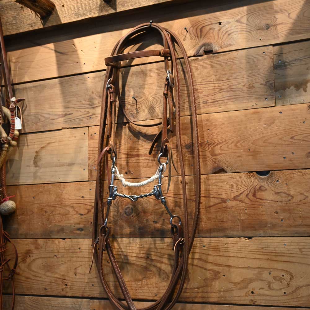 Cow Horse Supply Sliding DL Snaffle Gag Barrel Rig Tack - Rigs Blessings