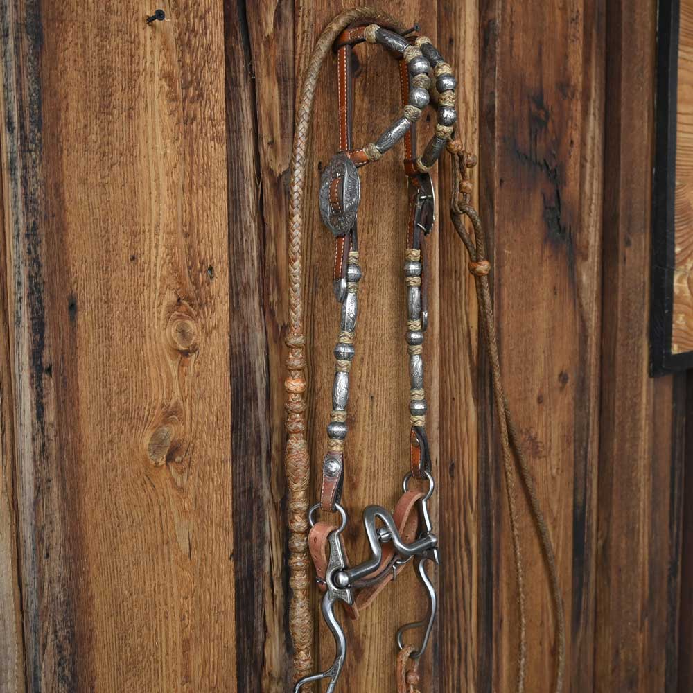 *Ready to Show* - Fancy Double Ear Headstall by Kathy's Tack and a Kerry Kelley's Mounted Silver "Fancy Bit Line"   - RIG487 Tack - Rigs Kerry Kelley   