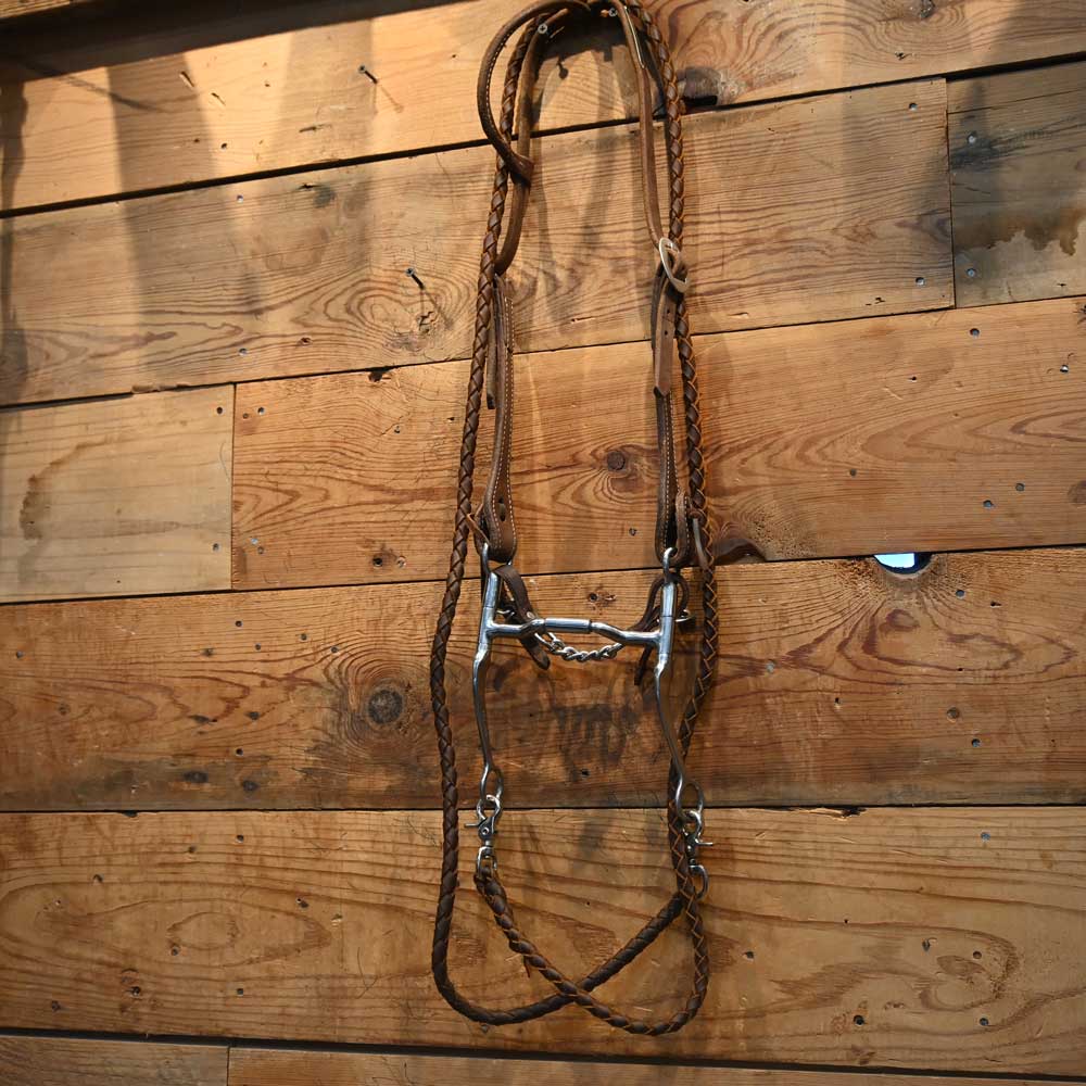 Bridle Rig - Myler Low Locked Port Bit - RIG617 Tack - Rigs Myler   