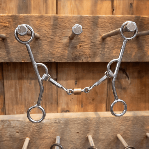 Schoneberg Long Casey Hexagon Dogbone w/ Roller Bit Tack - Bits Schoneberg