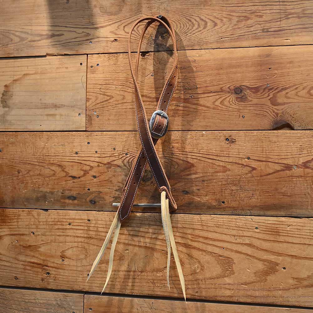 Handmade by JOHNSON's Leather Split ear Headstall AAHT047 Tack - Headstalls Johnson Leather