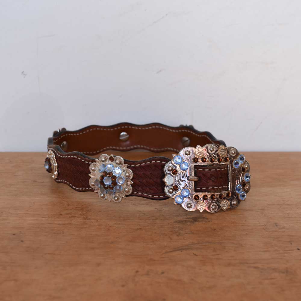 Used 18" Rhinestone Dog Collar Sale Barn Teskey's