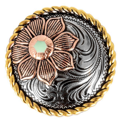 Floral Rope Edge Concho Tack - Conchos & Hardware Teskey's   