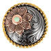Floral Rope Edge Concho Tack - Conchos & Hardware Teskey's   