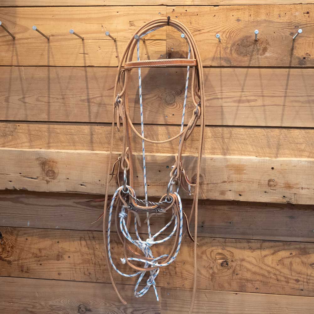 Cow Horse Supply Bridle Rig with German String Martingale CHS135 Tack - Training - Headgear Cow Horse Supply   