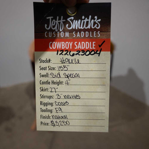 15.5" JEFF SMITH COWBOY SADDLE Saddles - New Jeff Smith
