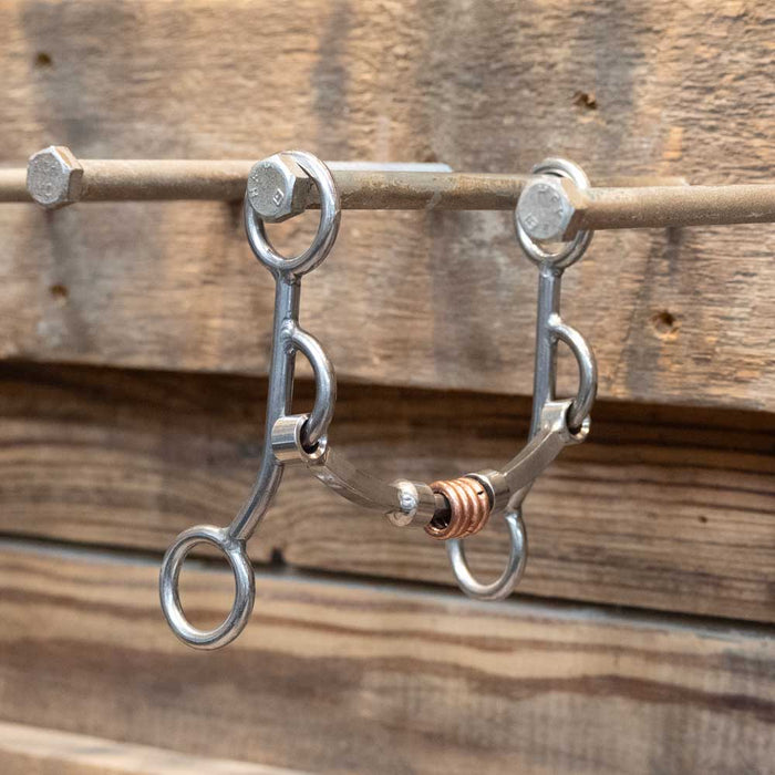 Schoneberg 3.5 Peter Square Mullen w/ Copper Rings Bit Tack - Bits Schoneberg